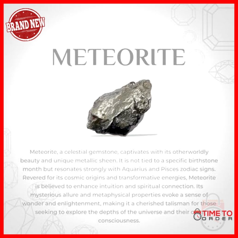 Sterling Silver Meteorite Stackable Ring Size 6 B… - image 5